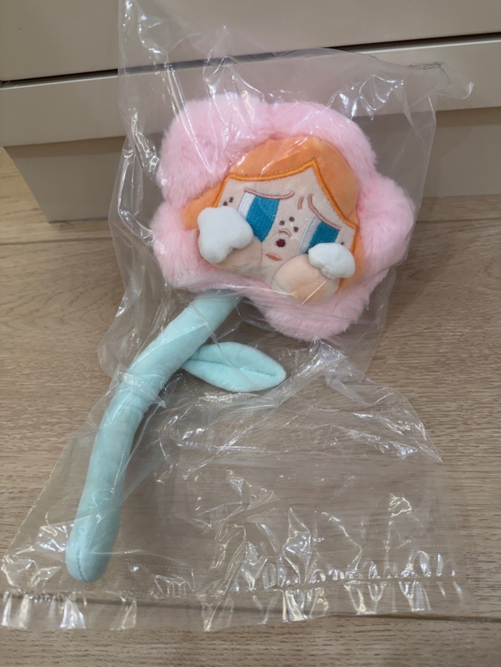 Crybaby Sad Club Series Plush Flower - Pink & Light Blue